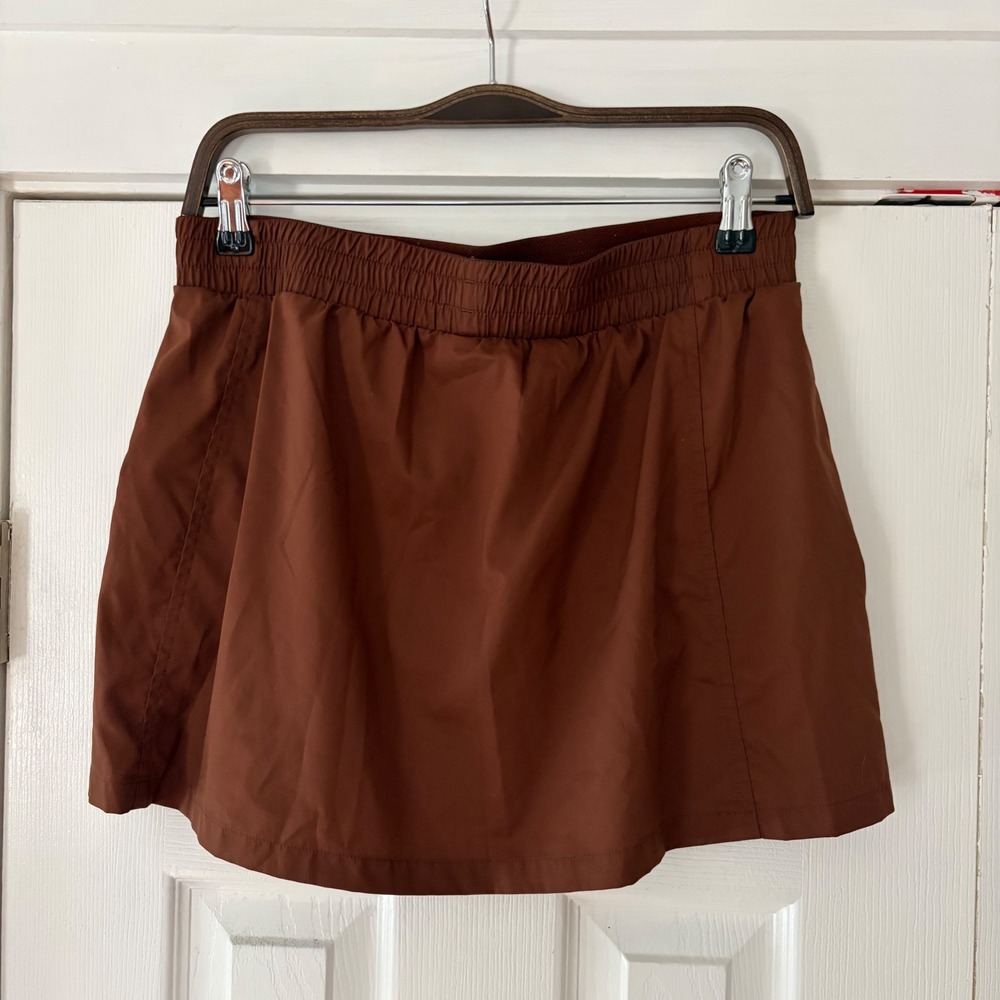 girlfriend collective Brown Athletic Skort
